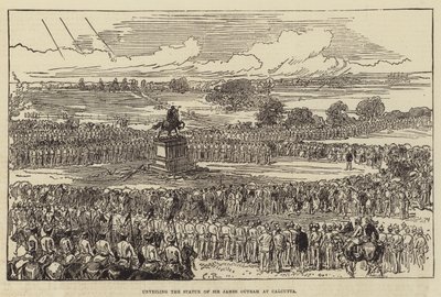 Unveiling the Statue of Sir James Outram at Calcutta by Sir John Charles Robinson